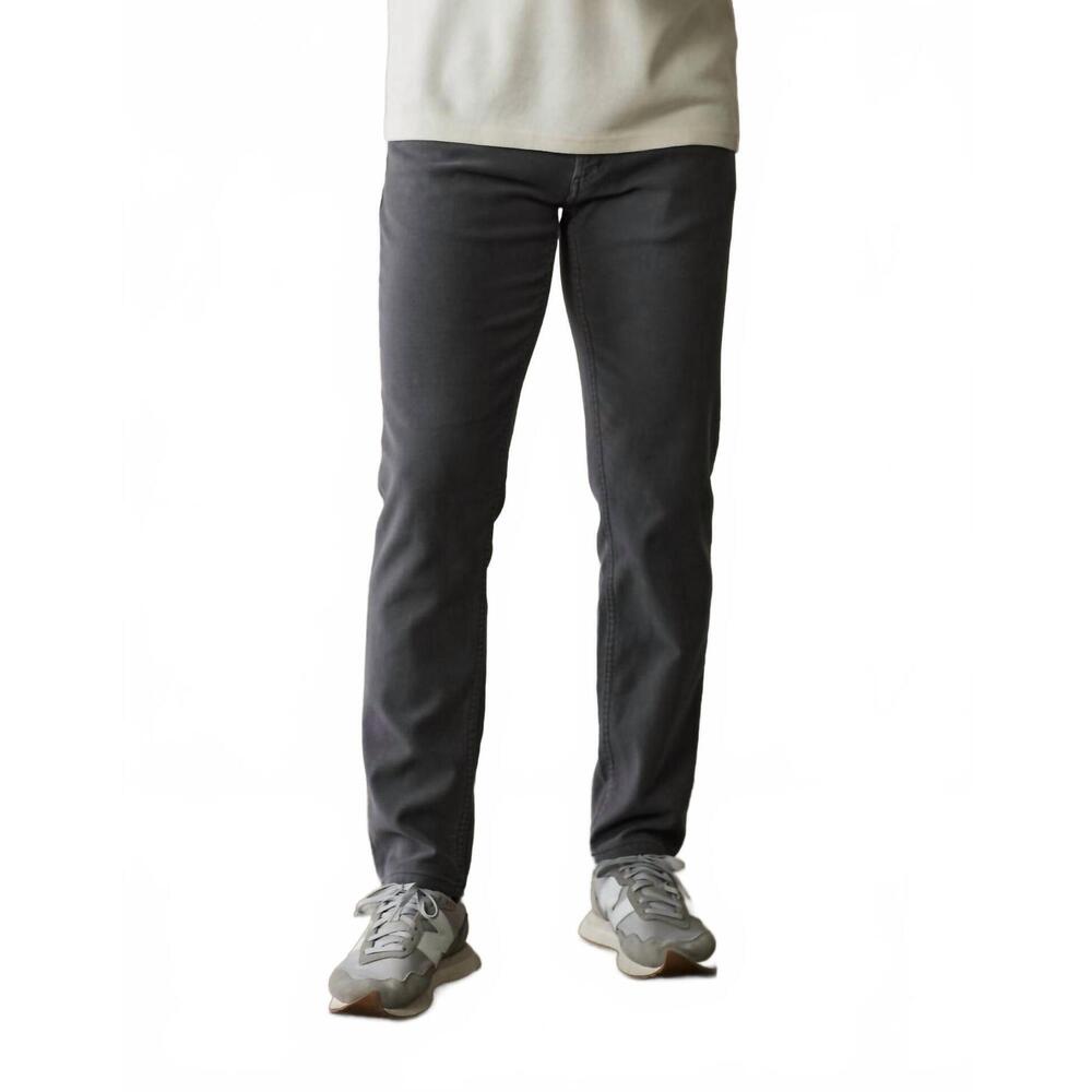 NEW THE NORMAL BRAND comfort slim terry pants in steel